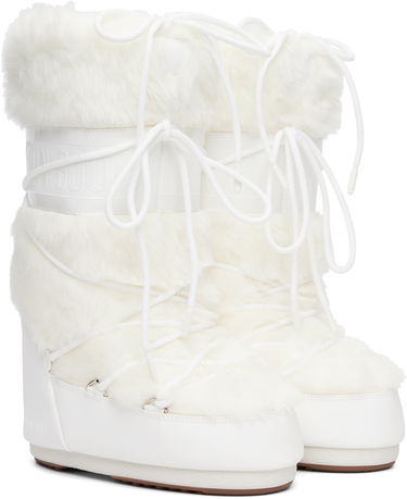 Кецове и обувки Moon Boot ICON FAUX FUR Boots Бяло | 80D1408900.A002, 4