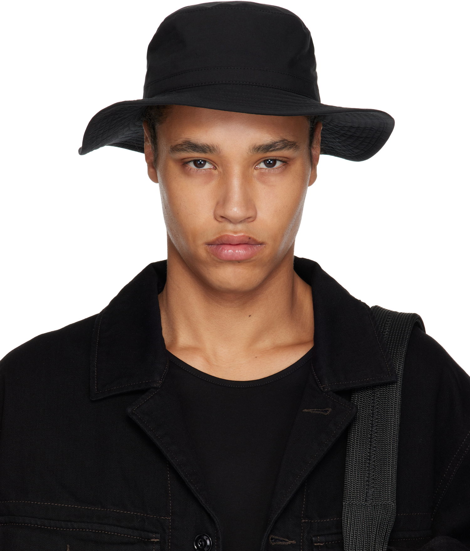 Шапка LEMAIRE Lemaire Cricket Bucket Hat Черно | AC1220 LF1371, 0