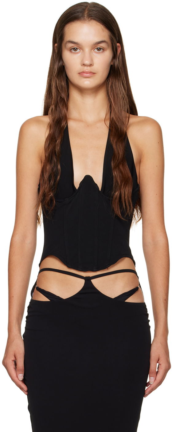 Pокля Miaou Miaou Ari Corset Top Черно | 7088VC2BLK, 0