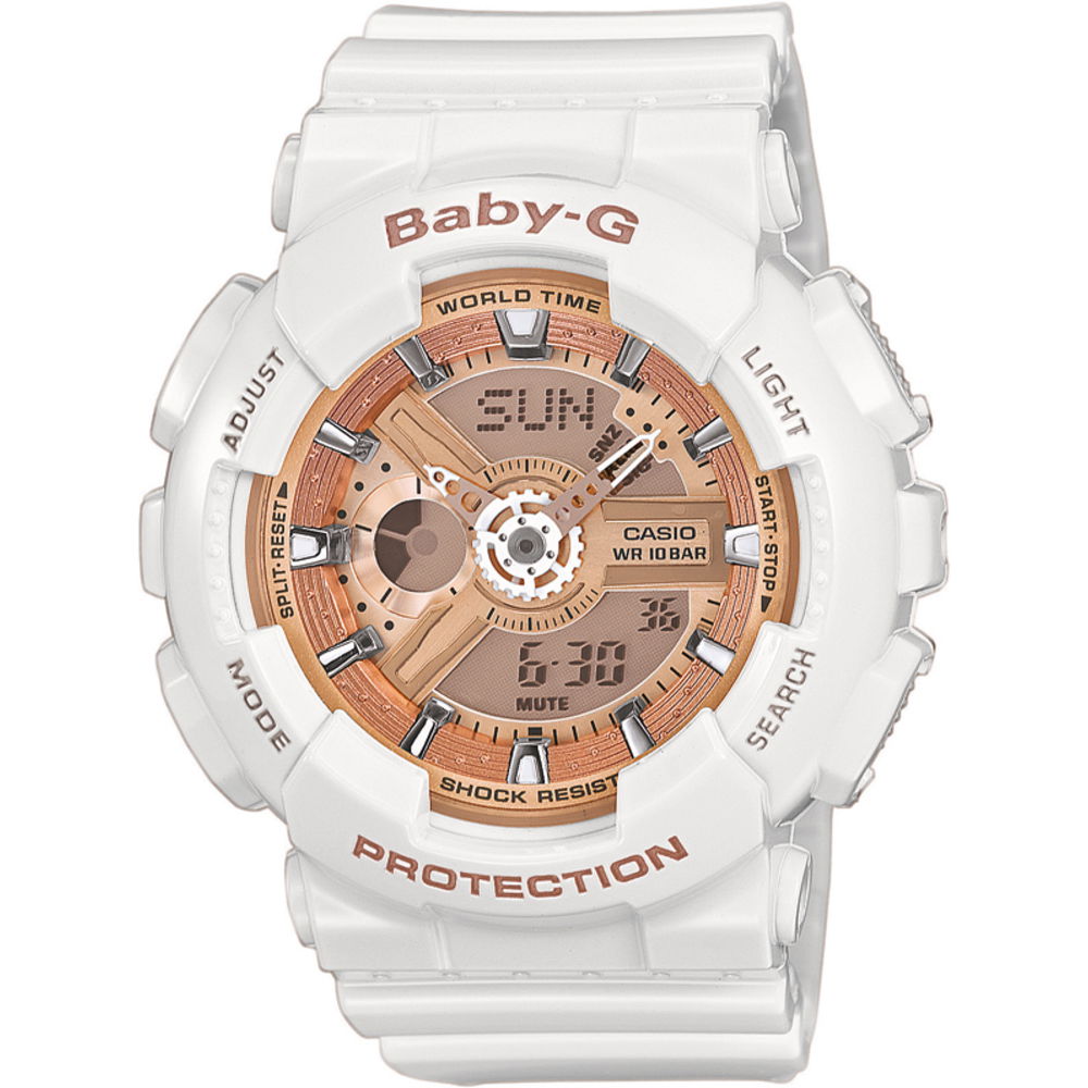 Часовник CASIO Baby-G Бяло | BA-110-7A1ER, 1