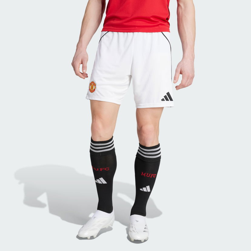 Къси панталони adidas Performance Manchester United 25/26 Home Shorts Бяло | JI7430