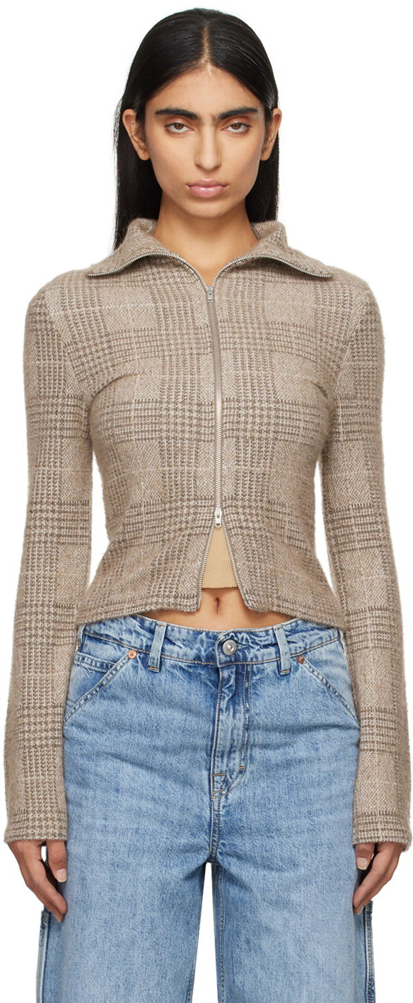 Пуловер OUR LEGACY Slim Zip Sweater Бежово | W4246SBH, 0