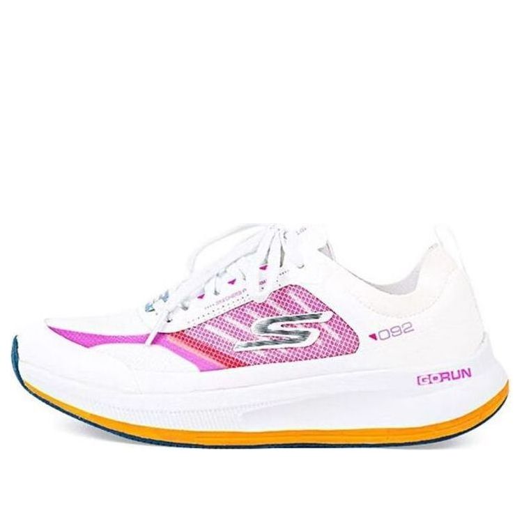 Кецове и обувки Skechers Go Run Pulse Fast Stride Бяло | 128658-WMLT, 0