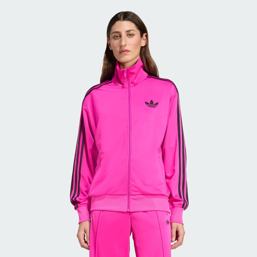 Яке adidas Performance Adicolor Classic Firebird Loose Track Jacket Розово | JX7866, 0
