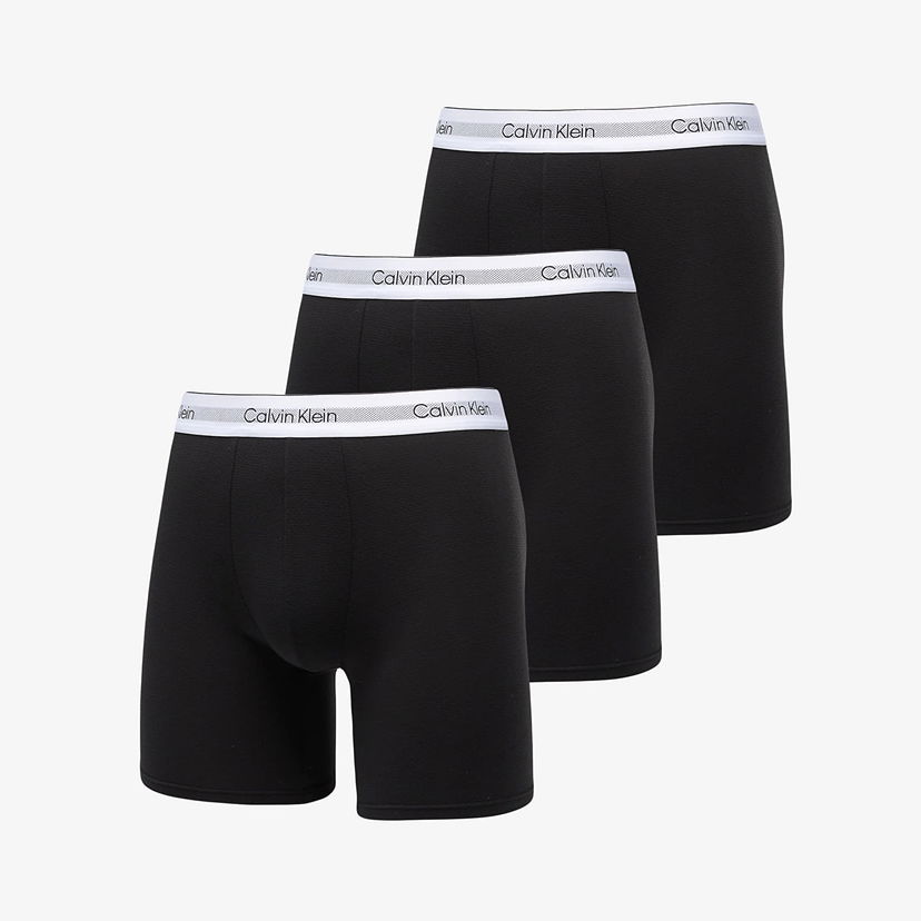 Боксерки CALVIN KLEIN Boxer Brief Long 3-Pack Черно | NB3955A UB1