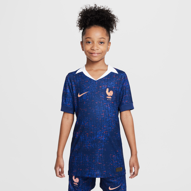 Фланелка Nike FFF Match 2025 Dri-FIT ADV Authentic Home Soccer Jersey (Youth) Синьо | FZ9192-492, 0
