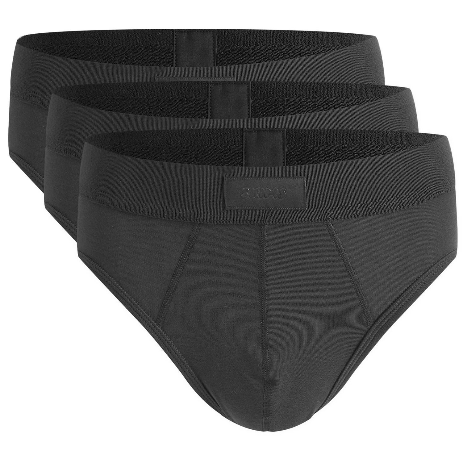 боди SKIMS Men's 3-Pack Cotton Briefs Черно | BO-BRF-5633M-ON, 0