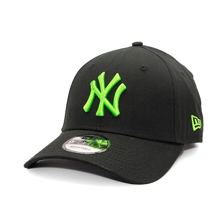 Шапка с козирка New Era 9FORTY MLB Neon - NY Yankees - Black / Green Glow Черно | 60424816, 0