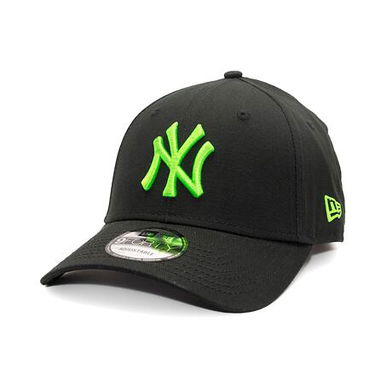 Шапка с козирка New Era 9FORTY MLB Neon - NY Yankees - Black / Green Glow Черно | 60424816, 0