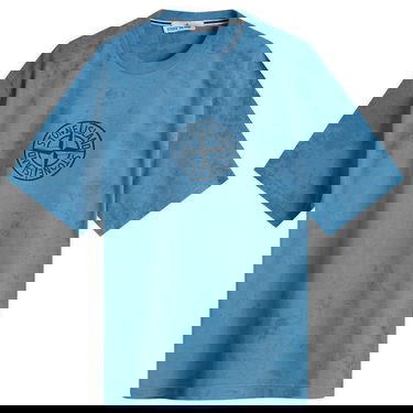 Тениска Stone Island Paintball Effect Megacity Sky T-Shirt, Size Large Синьо | K2S152100021-V002B, 1