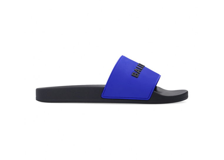 Кецове и обувки Balenciaga Pool Slide Navy Blue Black Тъмно синьо | 565826 W1S8A 4010, 0