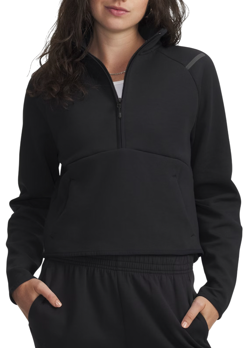 Суитчър Under Armour Unstoppable Fleece ½ Zip Черно | 6003671-005