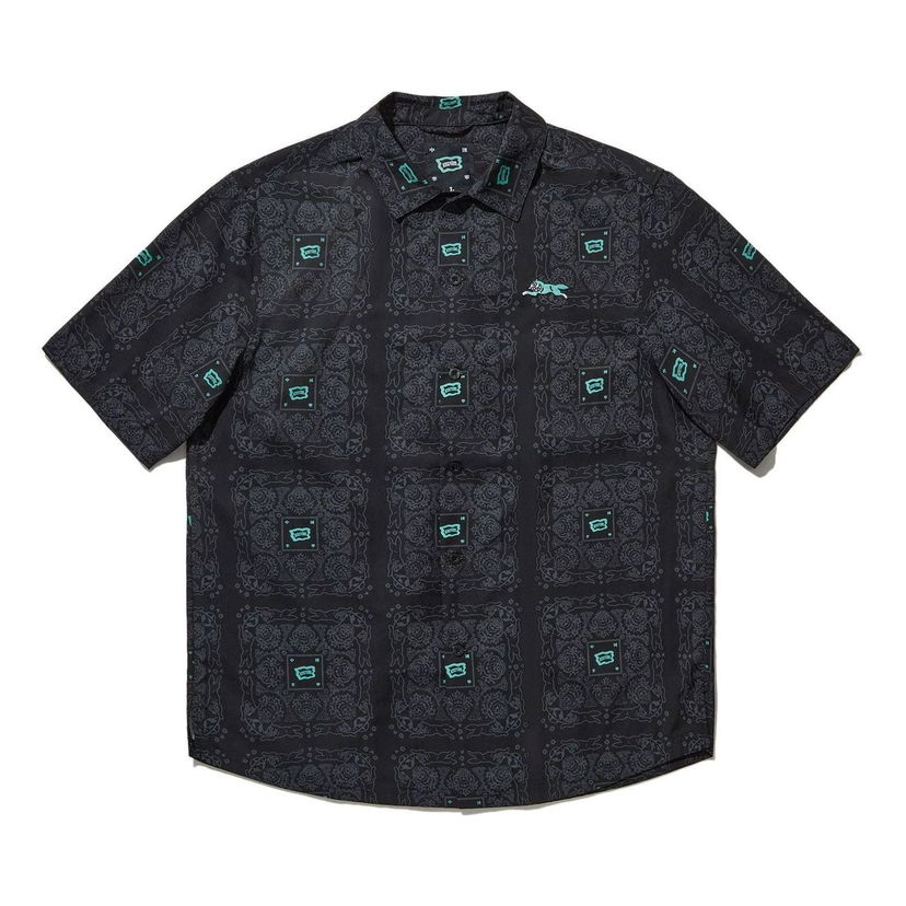 Риза Li-Ning ICECREAM All-Over Print Shirt Черно | ASHU499-1