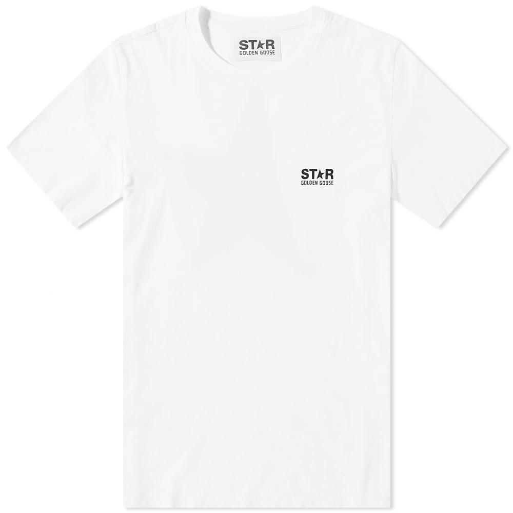 Тениска Golden Goose Big Star Back Tee Бяло | GMP01220-P000879-10283, 0