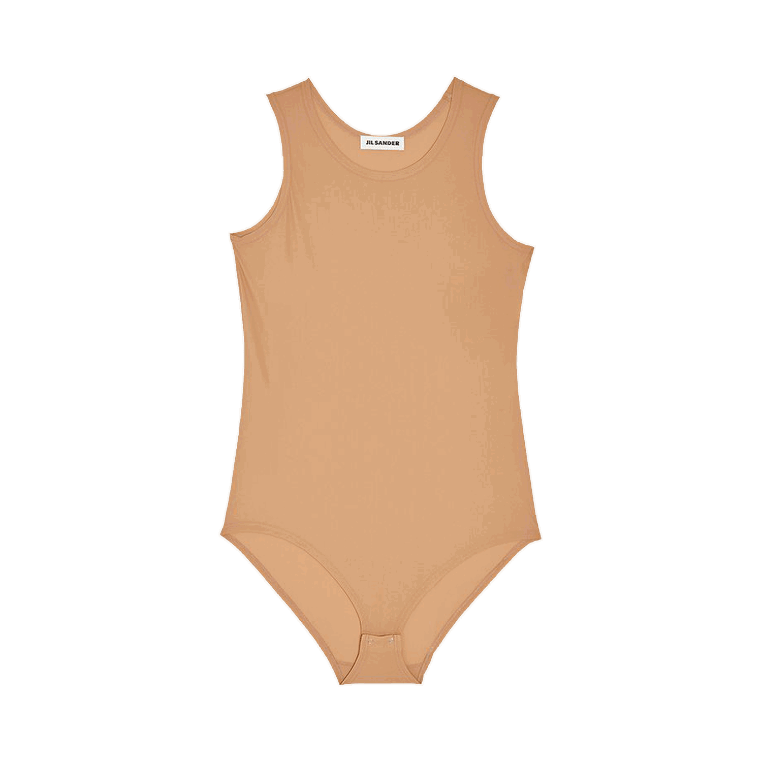 боди Jil Sander Round Neck Bodysuit Бежово | JSCR705051 WR477108 265, 0