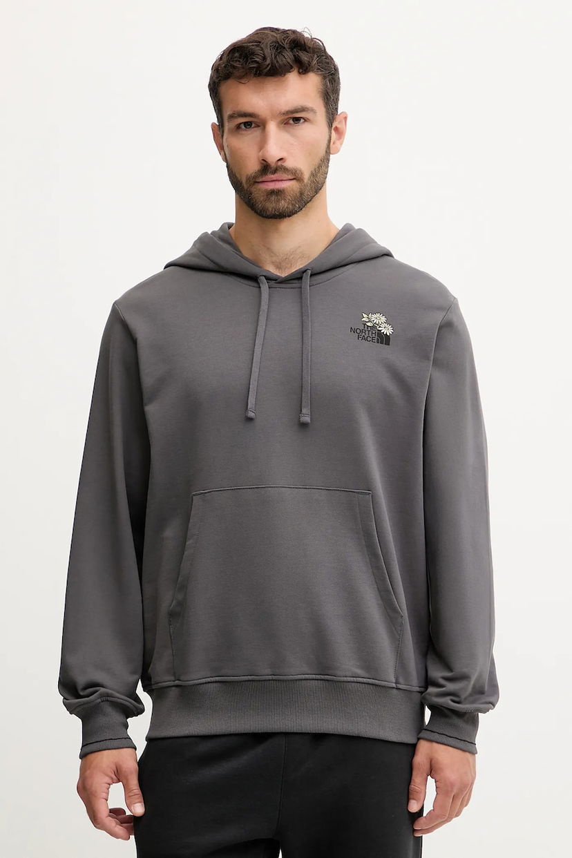 Суитчър The North Face Flowe Dome Graphic Hoodie Сиво | NF0A8EGZRHI1