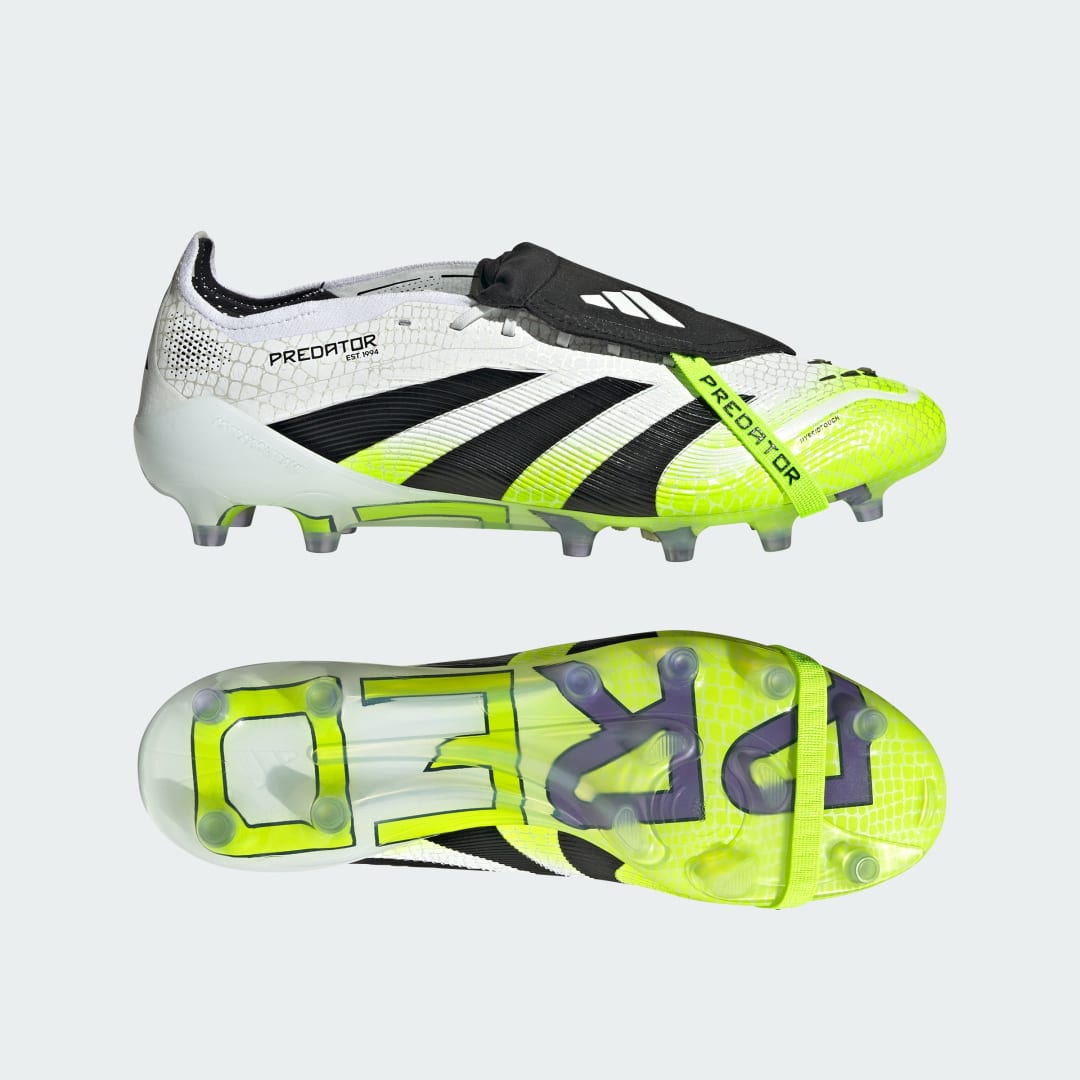 Кецове и обувки adidas Performance Predator Elite Fold-Over Tongue Artificial Grass Boots Бяло | JS0945, 0