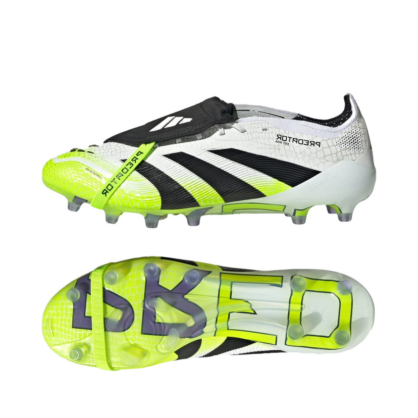 Кецове и обувки adidas Performance Predator Elite Fold-Over Tongue Artificial Grass Boots Бяло | JS0945