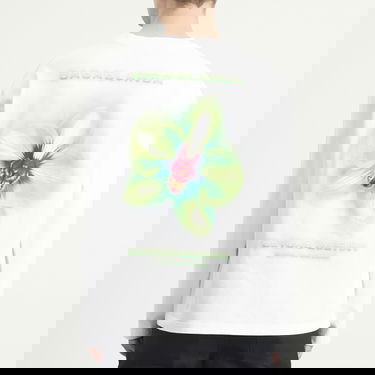 Тениска Casablanca Glitch Orchid Long Sleeve T-Shirt Бяло | M-SP26-JTS-062-02, 3