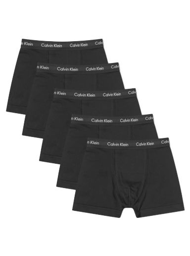 Боксерки CALVIN KLEIN Men's Trunk - 5 Pack Black Черно | 000NB2877AXWB