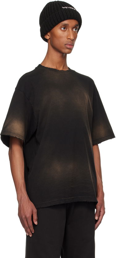 Тениска We11done We11done Standard Logo Washed T-Shirt Черно | WD-TT3-24-726-U-BK, 1