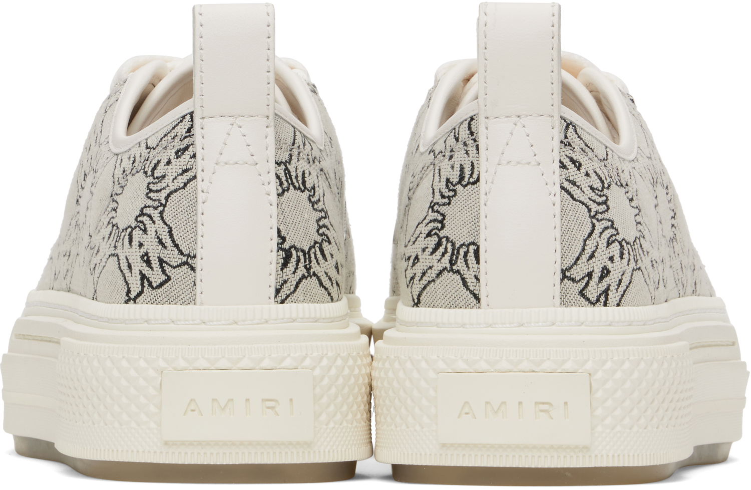 Облекло AMIRI AMIRI MA Quad Jacquard Court Low Бяло | AWFOSR1094, 1
