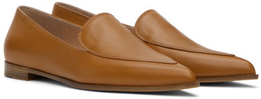 Кецове и обувки Gianvito Rossi Perry Leather Loafers Кафяво | G25339.10CUO.VGI, 3