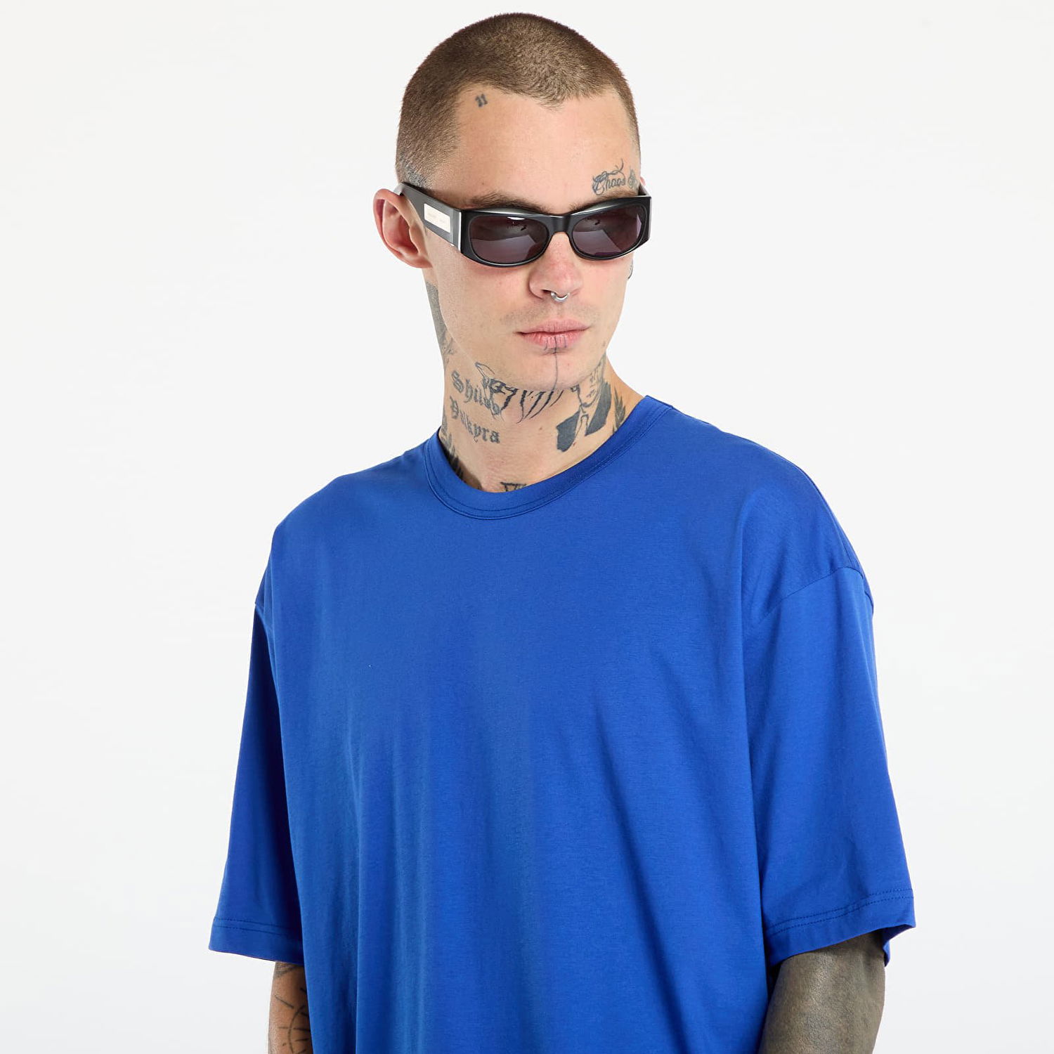 Тениска Comme des Garçons Comme des Garçons SHIRT Oversized T-Shirt Синьо | FP-T022-W25 Blue, 1