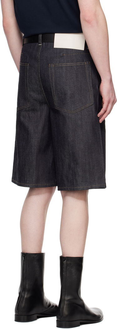 Къси панталони Jil Sander Jil Sander Raw Denim Shorts Синьо | J23KA0110_J45041, 2