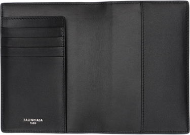 Портфейл Balenciaga Balenciaga Stamped Passport Holder Черно | 787742 2AA3R, 2