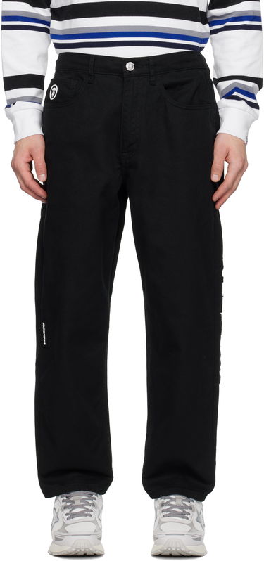 Карго панталони AAPE by A Bathing Ape AAPE by A Bathing Ape 'AAPE NOW' Jeans Черно | AAPJNMB623XXNBKX, 0