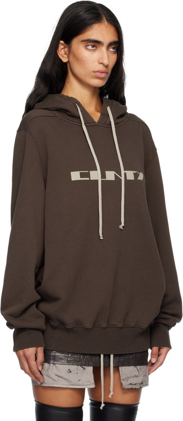 Суитчър Rick Owens Concordians Oversized Hoodie Кафяво | DS02E7241 FSLP2P, 1