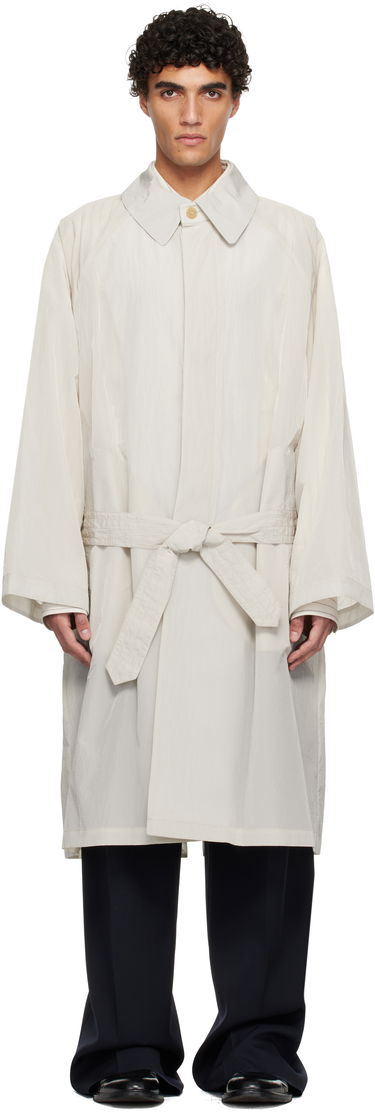 Тренчкот HED MAYNER Hed Mayner Crinkled Trench Coat Бежово | HMMC10054AHC156, 0