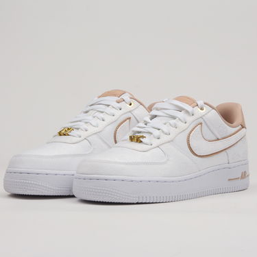 Кецове и обувки Nike Air Force 1 Low '07 Lux ''Basketball Print'' W Бяло | 898889-102, 1