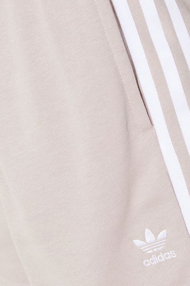 Къси панталони adidas Originals adidas Originals 3 Stripe French Terry High Waist Shorts Бежово | IP0694, 4