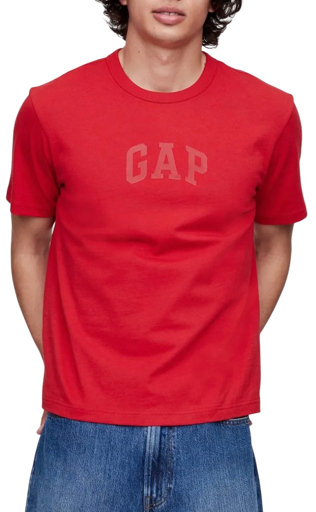 Тениска GAP T-Shirt Logo Americana Червено | 782369-02, 0