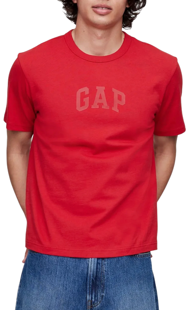 Тениска GAP T-Shirt Logo Americana Червено | 782369-02, 0