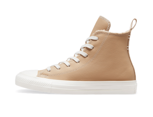 Кецове и обувки Converse Chuck Taylor All Star High "Perfect Is Not Perfect - Champagne Tan" W Бежово | 573072C