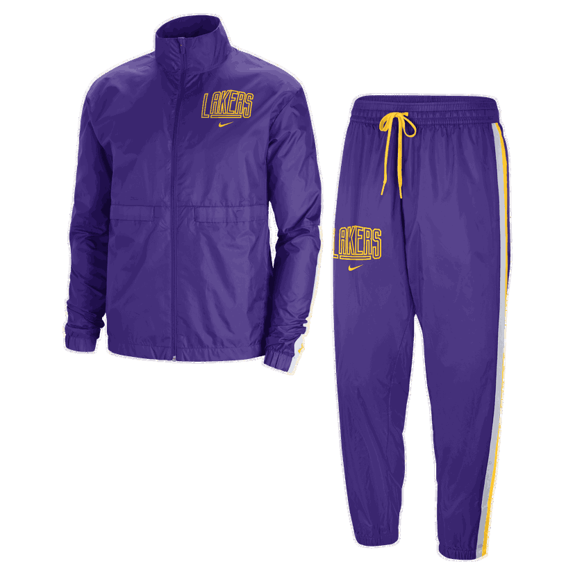 Комплект Nike NBA Los Angeles Lakers Courtside - Лилаво | DR9384-504