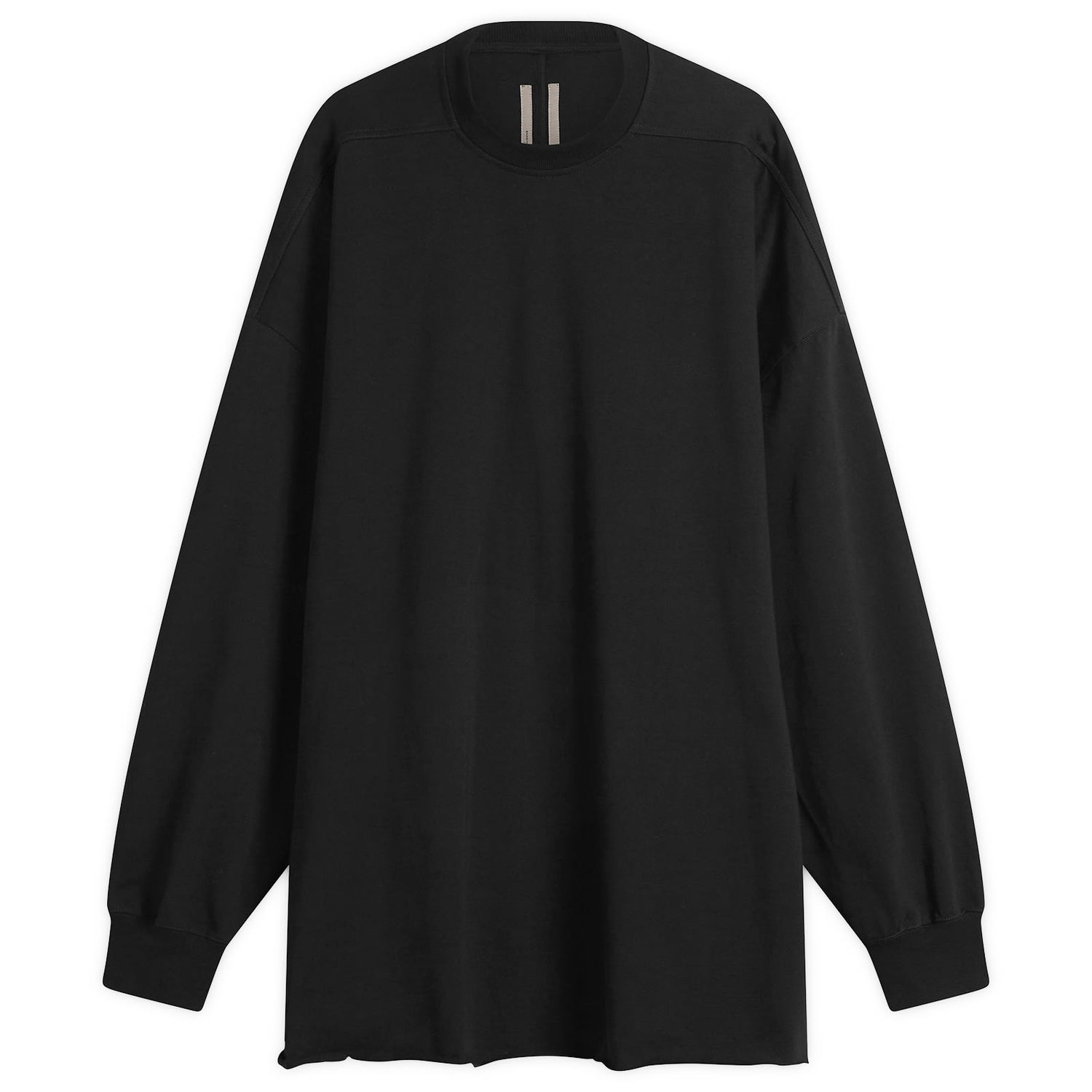 Тениска Rick Owens Rick Owens Long Sleeve Tommy T T-Shirt Черно | RU01F2276-BA-09, 0