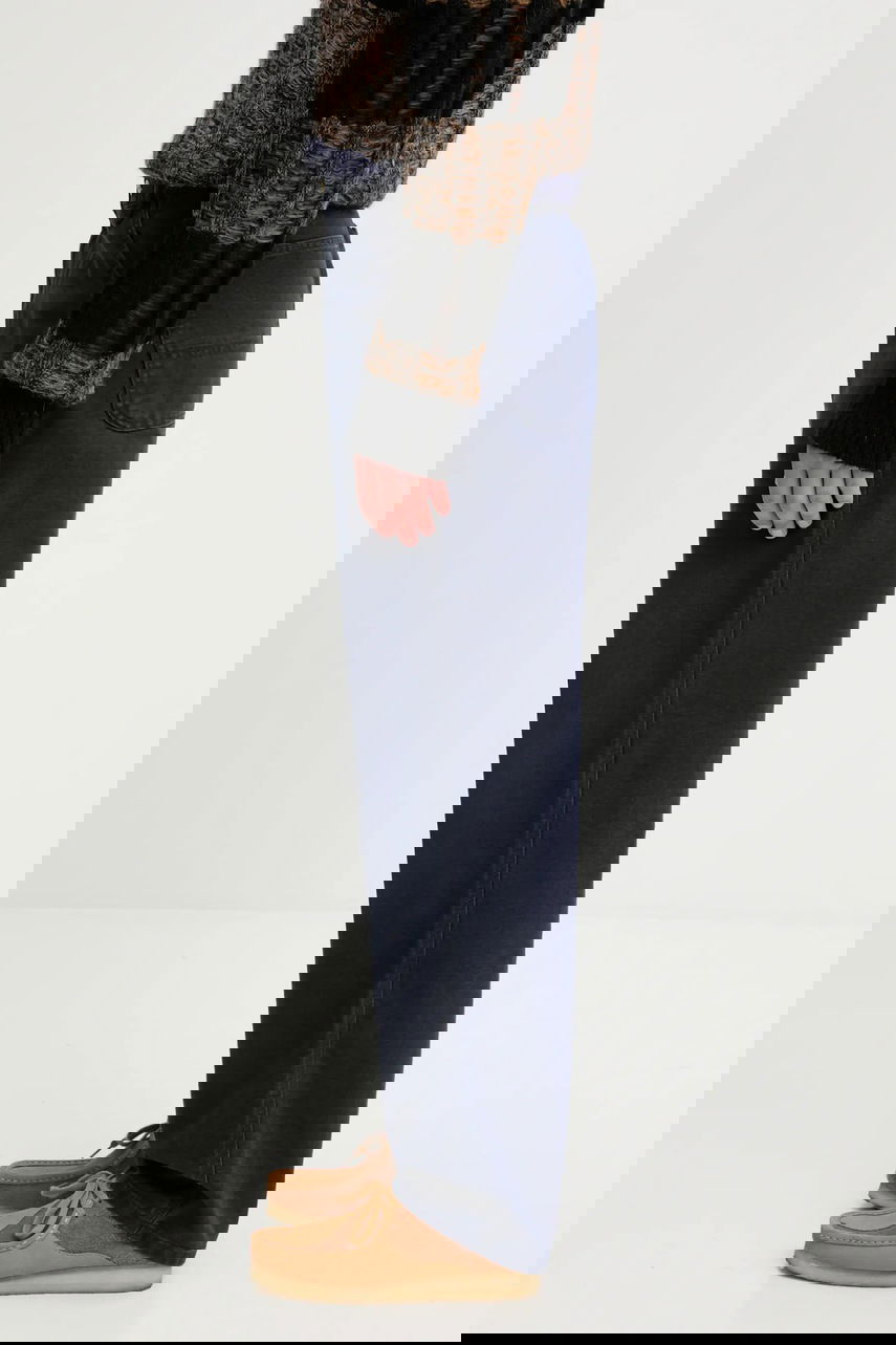 Панталони Carhartt WIP Loose Fit Trousers Simple Pant Тъмно синьо | I035643.1C4O, 1