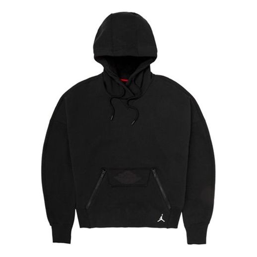 Суитчър Jordan Air Jordan Fleece Hoodie Черно | CQ6672-010