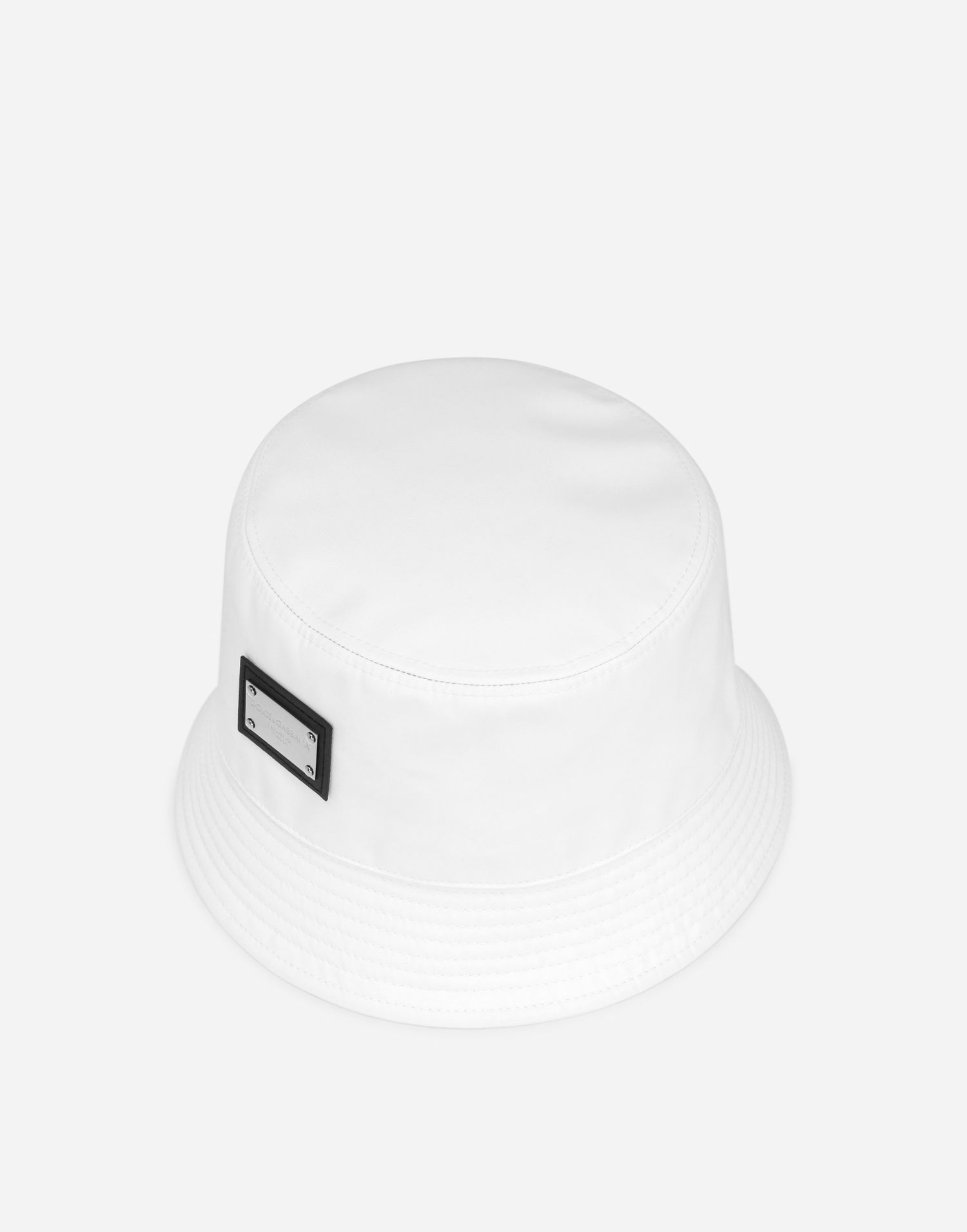 Шапка Dolce & Gabbana Ala Chiusa Bucket Hat Бяло | GH701AGF853W0800, 0