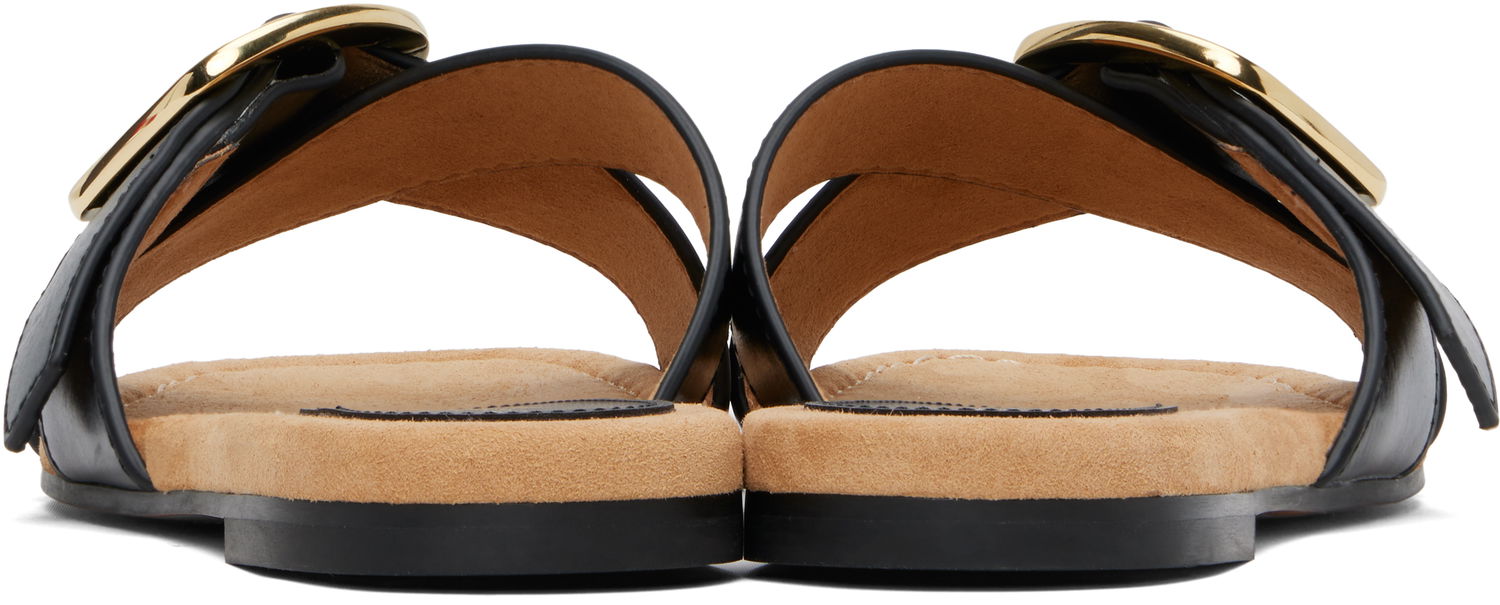 Аксесоари Stella McCartney Stella McCartney Gaia Brushed Alter Mat Sandals Черно | 810572W0U70, 1