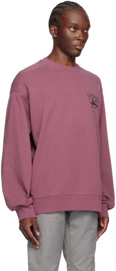 Суитчър Carhartt WIP Stamp Logo Sweatshirt Розово | I033620, 1