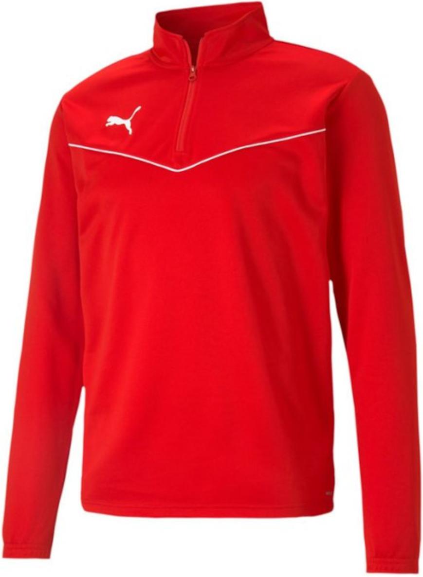 Фланелка Puma teamRISE 1/4 Zip Top Jr Червено | 65739501, 0