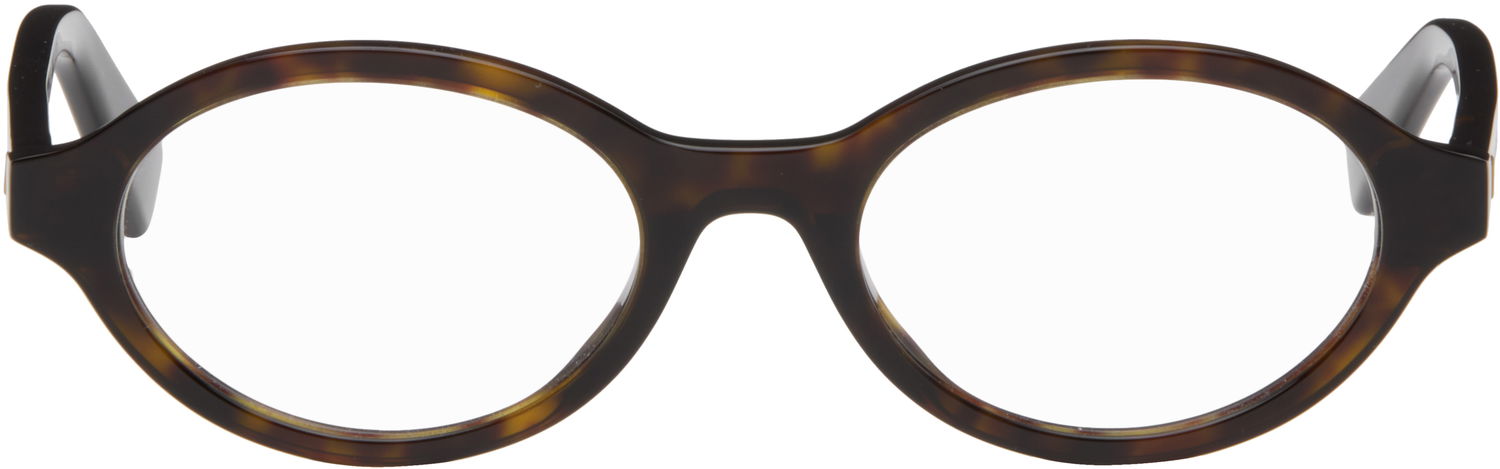 Слънчеви очила Bottega Veneta Bottega Veneta Triangle Stud Logo Round Glasses Кафяво | BV1367O-002, 0