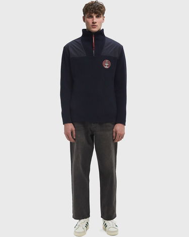 Суитчър adidas Originals Spezial x C.P. Company Half-Zip Hooded Sweatshirt Тъмно синьо | JE8672, 4