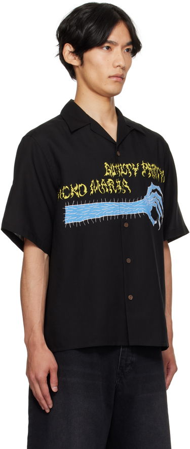 Риза WACKO MARIA WACKO MARIA x NECKFACE Short Sleeve Shirt Черно | NECKFACE-WM-HI20, 1