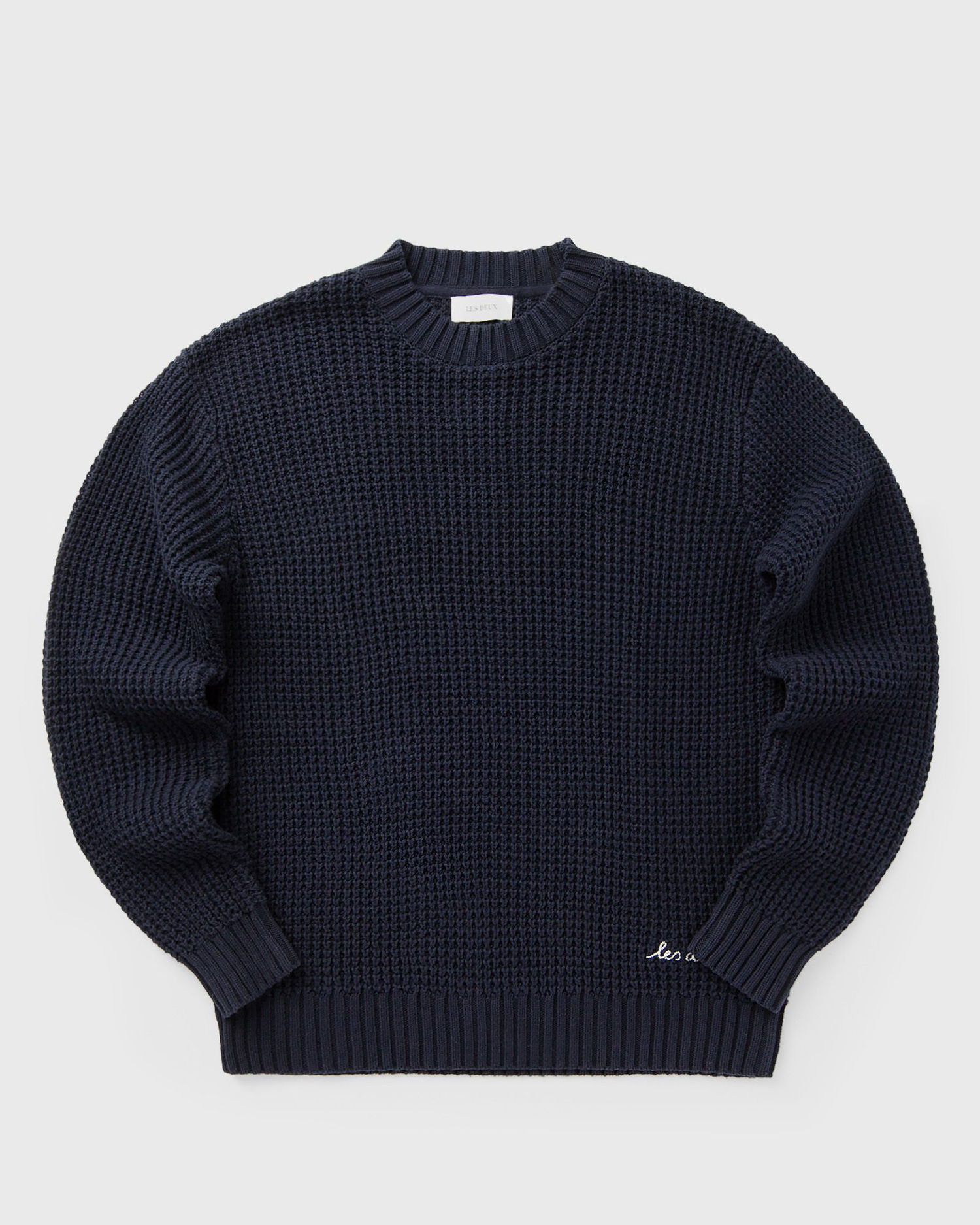 Пуловер Les Deux Waffle Crewneck Knit Тъмно синьо | 1000570-460, 0